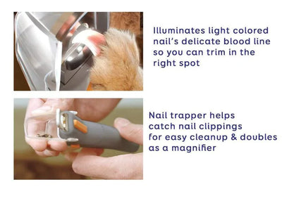 Cat and Dog Nail Clipper with LED Lighting